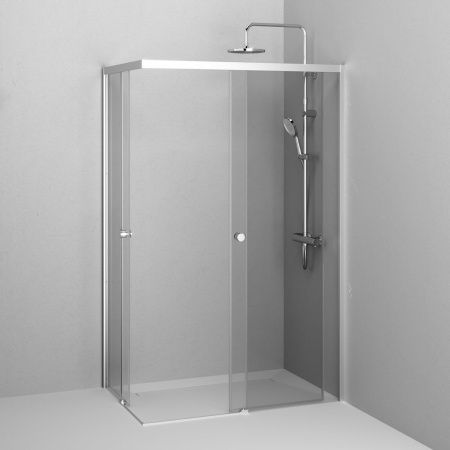 Душевой уголок Am.Pm X-joy W94G-403-120280-MТ1К 120х80 стекло прозрачное профиль хром без поддона