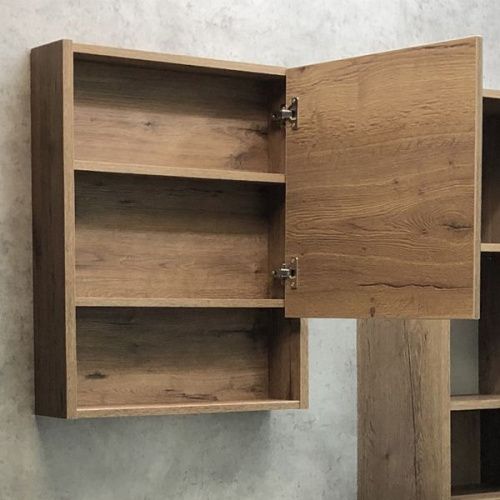 Зеркало-шкаф Comforty Марио 00-00004158CF 60х70 подвесной цвет коричневый - фото 3