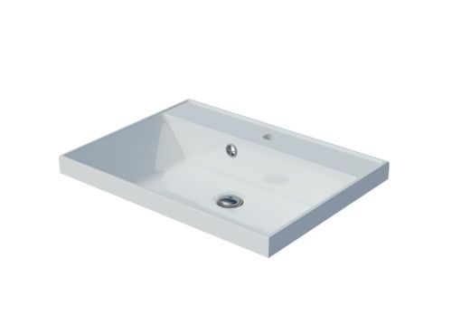 Раковина из искусственного камня Madera Classica 4627173210164 60х50 накладная цвет белый - фото 2