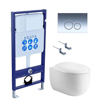 Сет унитаз + инсталляция Aquatek SET AQUATEK АЛЬТАИР cm-018 4в1