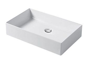 Раковина керамическая Disegno Ceramica Slim SS06038001 60х40 накладная цвет белый