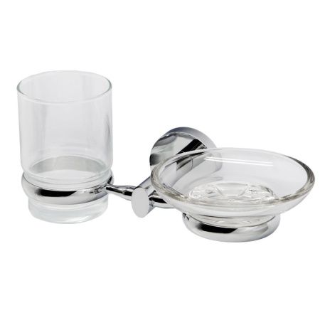 Стакан с мыльницей WasserKRAFT 6226