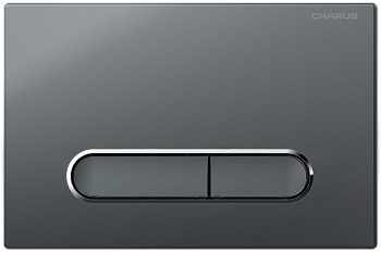 Клавиша смыва механическая CHARUS Magnus FP.340.GRP.01 цвет серый