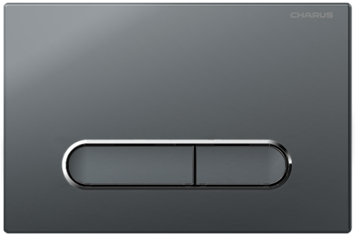 Клавиша смыва механическая CHARUS Magnus FP.340.GRP.01 цвет серый