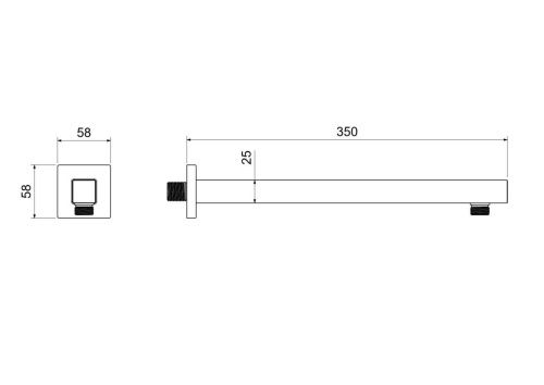 Держатель для душа Aquatek AQ2175MB черный - фото 4