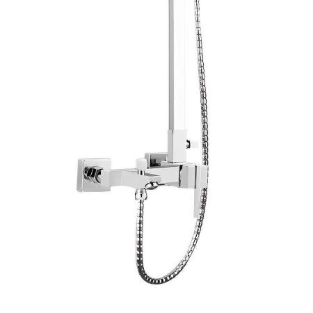 Душевая стойка D-Lin D10A02 настенная цвет хром