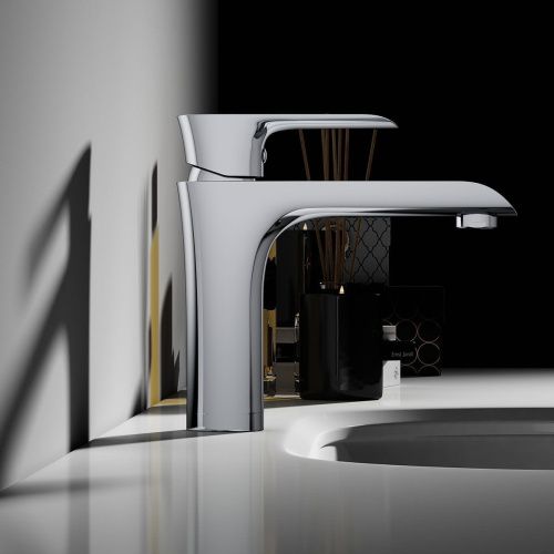 Смеситель Vincea Esse VBF-1E1CH на раковину хром - фото 4