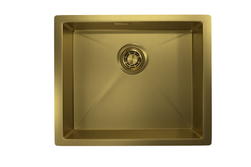 Кухонная мойка Granula 5445U, ЗОЛОТО САТИН 54х45 цвет золото сатин поверхность матовая - фото 2