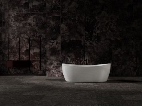 Ванна из искусственного камня Vincea Solid Surface VBT-6S03MW 170х80 отдельностоящая овальная - фото 3