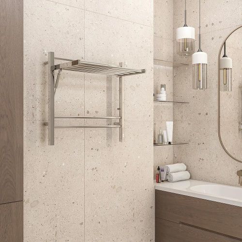 Полотенцесушитель электрический Terminus 4670078543424 65х60 хром - фото 5