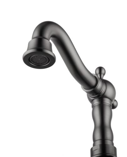 Смеситель Wonzon & Woghand Retro WW-88139020-BGM на раковину серый - фото 3