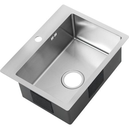 Кухонная мойка Melana ProfLine MLN-R5040H 50х40 цвет серый поверхность матовая