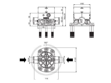 Встроенная часть смесителя Fima Carlo Frattini F2302