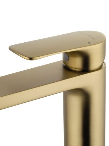 Смеситель Wonzon & Woghand WW-A40732-BG на раковину золото - фото 4