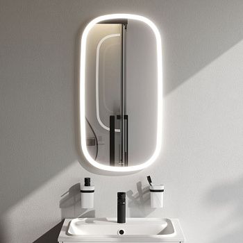 Зеркало с подсветкой Am.Pm Func M8FMOX0451WGH 50х90 подвесное