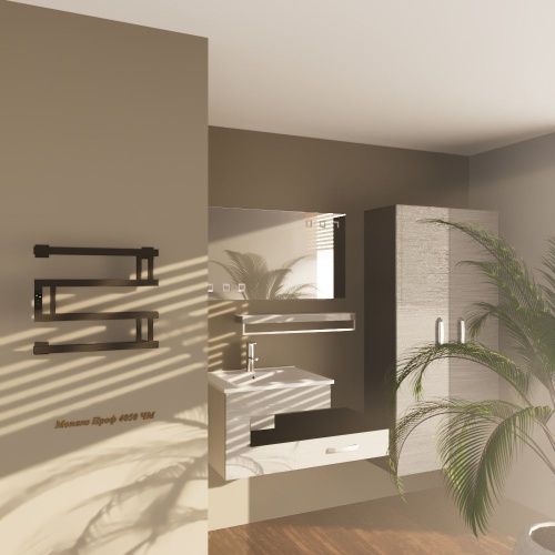 Полотенцесушитель электрический Altasan МонакоПроф МонакоПроф4050ЧМ 50х45 черный - фото 2