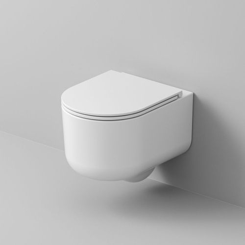 Унитаз подвесной Grossman Торнадо GR-4416SQ белый с сиденьем микролифт безободковый смыв торнадо - фото 5