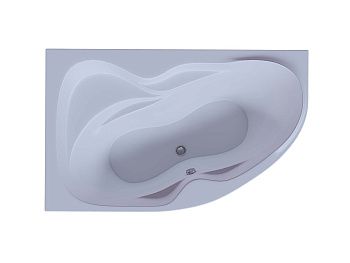 Ванна акриловая Aquatek Вега VEG170-0000073 170х105 пристенная асимметричная с каркасом без ручек