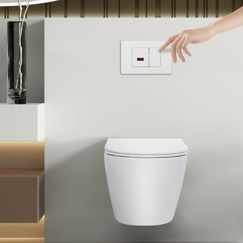 Клавиша смыва сенсорная Abber AC0122SMW цвет белый - фото 2