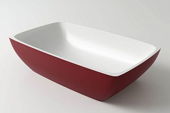 Раковина из искусственного камня Holbi TITAN 1.02.010.11.2 60х40 накладная цвет белый