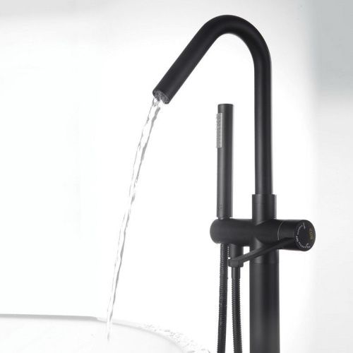 Смеситель Bond Circle B05-4988 напольный черный - фото 4