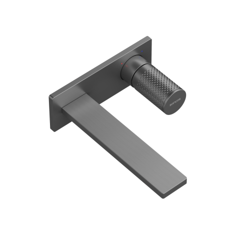 Смеситель для раковины Sancos Nexus SC9013GG встраиваемый в стену вороненая сталь - фото 2