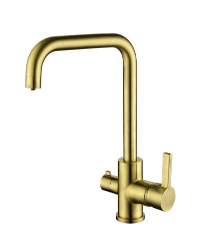 Смеситель для кухни Paulmark LOGAS Lo213021-BR на мойку бронза