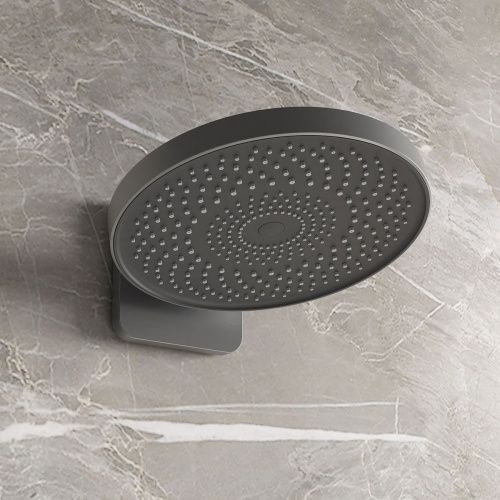 Душевая система Vincea VSFW-2F12TGM встраиваемая в стену цвет вороненая сталь с термостатом - фото 4