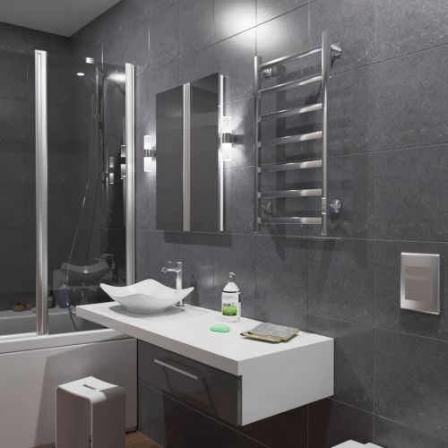 Полотенцесушитель электрический Тругор Пэк Пэк20кв/8040 45х80 хром - фото 3