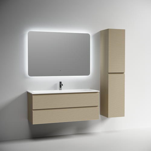 Тумба под раковину Sancos FOLK FL120CP 120х40 подвесная цвет бежевый - фото 3