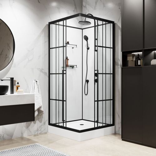 Душевая кабина Niagara Standart ST90/15QR/KL/BKT 90х90 квадратная без крыши ориентация правая - фото 4