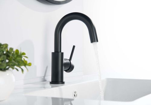 Смеситель Aquatek ЕВРОПА AQ1307MB на раковину черный - фото 4