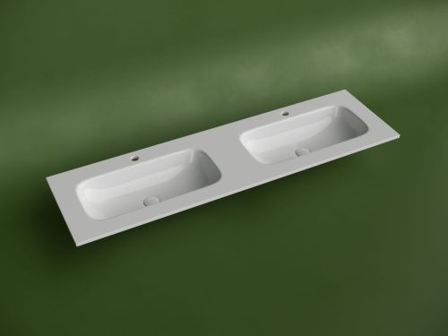 Раковина из сантехнического фарфора Ceramica Nova GRACE CN7023 160х50 накладная цвет белый - фото 2