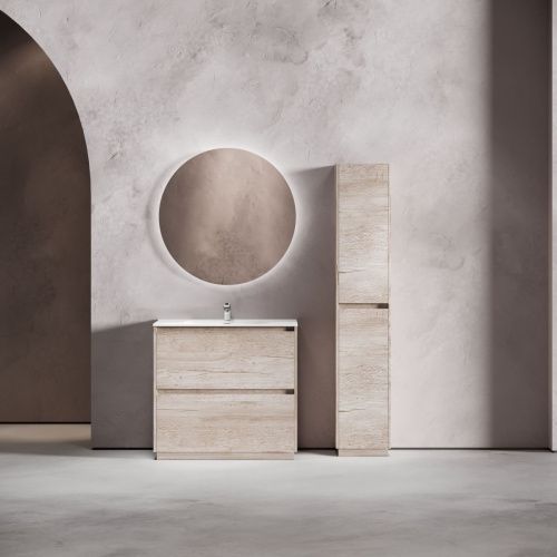 Тумба под раковину Sancos Libra Floor LB90FEG 90х50 напольная цвет коричневый - фото 2