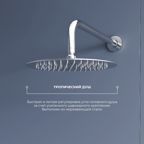 Душевая система RGW Shower Panels 51140855-01 встраиваемая в стену цвет хром - фото 3