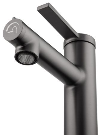 Смеситель Wonzon & Woghand WW-H1017-BGG на раковину серый