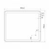 Зеркало Iddis Cloud CLO8000i98 80х70 подвесное