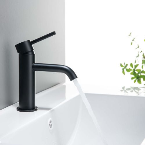 Смеситель Aquatek ЕВРОПА AQ1310MB на раковину черный - фото 4