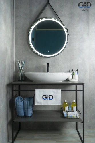 Раковина керамическая Gid Lago 51149 70х40 накладная цвет белый 1 отверстие под смеситель - фото 4