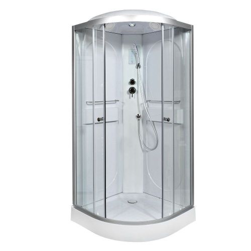 Душевая кабина AvaCan L608EL 80х80 четверть круга с крышей ориентация универсальная - фото 2