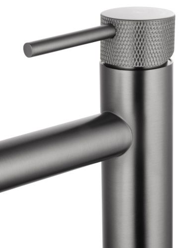 Смеситель для раковины Wonzon & Woghand WW-H1062-BGG на столешницу серый - фото 4