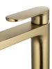 Смеситель для раковины Wonzon & Woghand WW-H1034-BG на столешницу золото