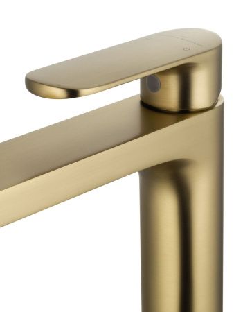 Смеситель для раковины Wonzon & Woghand WW-H1034-BG на столешницу золото