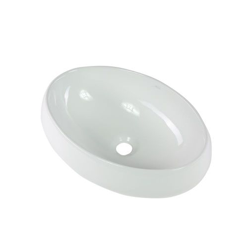 Раковина из сантехнического фарфора Melana 320317-805 50х40 накладная цвет белый без отверстий под смеситель - фото 5