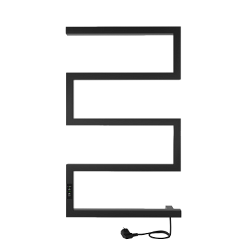 Полотенцесушитель электрический Indigo Sparta DGS80-50BRRt 50х85 черный