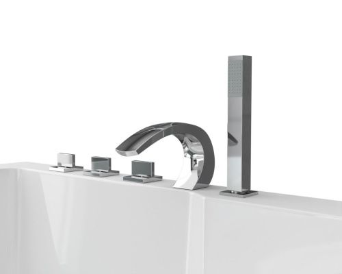 Ванна акриловая Grossman GR-15000-1 150х150 угловая четверть круга с ножками - фото 3