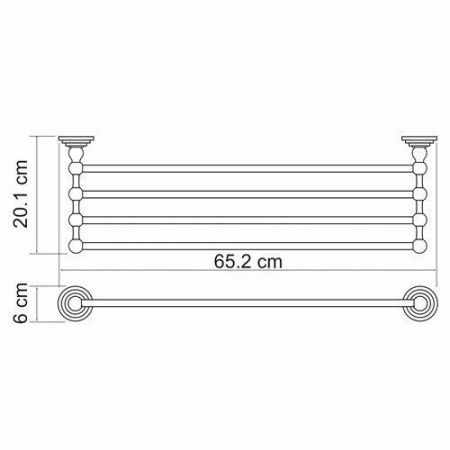 Полка в ванную комнату WasserKRAFT 7311