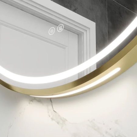 Зеркало с подсветкой и антизапотевателем Maretti Elena EA1460R21EL 60х60 подвесное