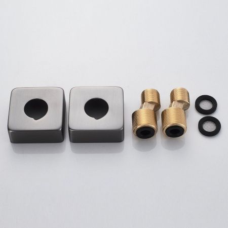 Душевая стойка Rose R1836T настенная цвет серый