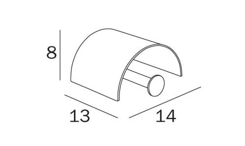 Бумагодержатель Inda ONE A24260NE - фото 3